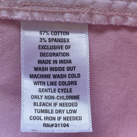 crown & ivy Caroline Light Pink Shorts Sz 2 - Picture 5 of 5